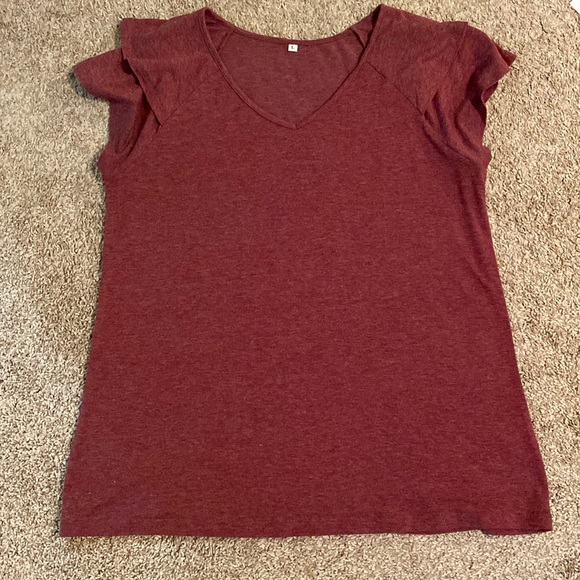 Summer flutter Cap Sleeve Tee - Picture 1 of 1